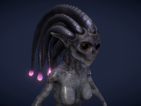  深渊美人鱼 五月美人鱼20193d模型 