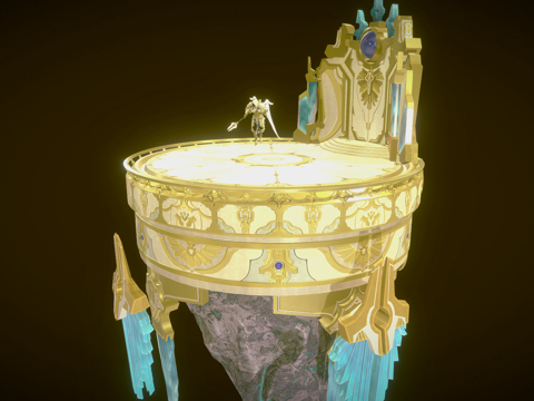  塞拉埃尔意志天使3d模型 