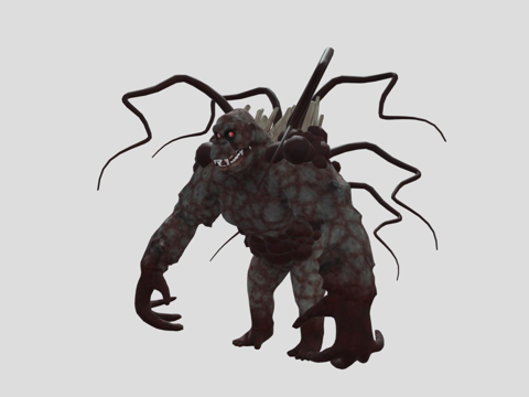  大猩猩动物园精神病3d模型 