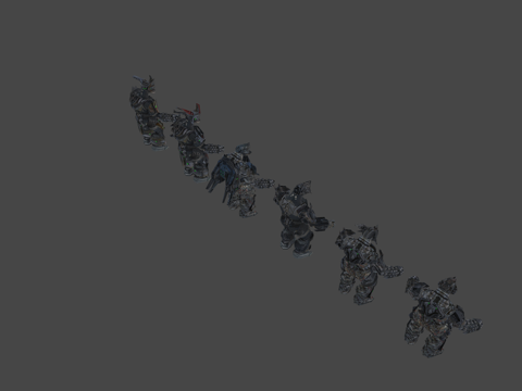  敌人光环3星盟野猪兽3d模型 