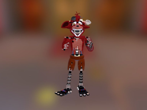  枯萎狐狸3d模型 