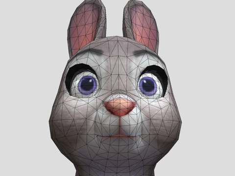  邦妮贝尔兔3d模型 