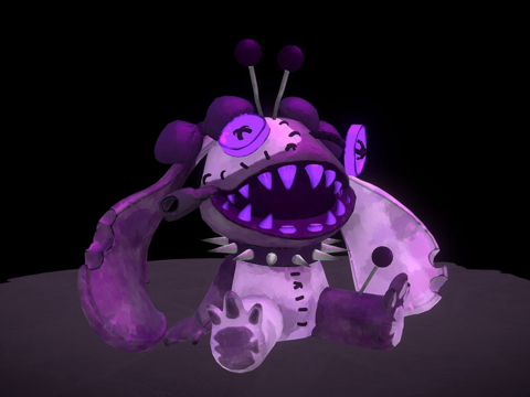  诅咒娃娃3d模型 