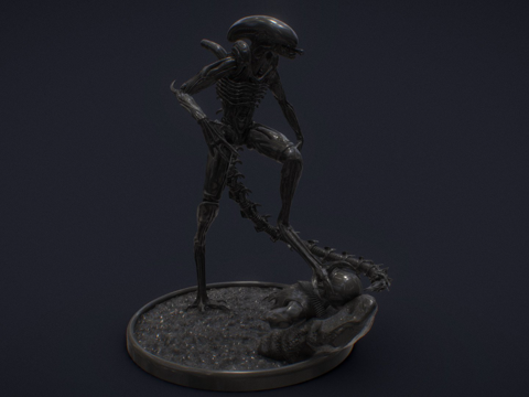  异形粉丝艺术3d模型 