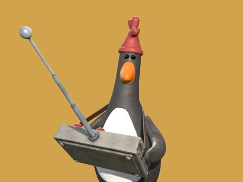  华莱士与格罗米企鹅3d模型 