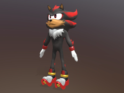  刺猬索尼克3d模型 