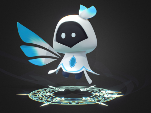  风之精灵巴尔巴托斯3d模型 