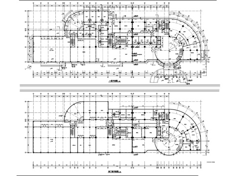 翠湖山庄酒店建筑CAD施工图集cad施工图