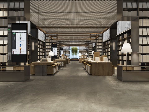 图书馆 书咖 最新全套施工图设计cad施工图