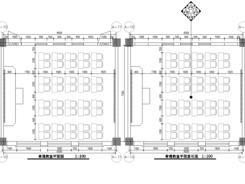 学校 教室 课室 最新全套施工图设计cad施工图