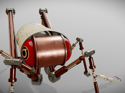  机械昆虫3d模型 