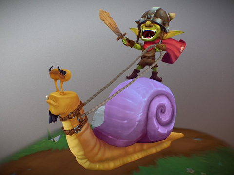  骑士哥布林3d模型 