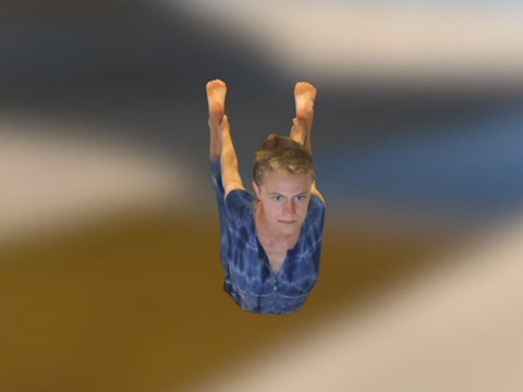  安娜反向轮3d模型 