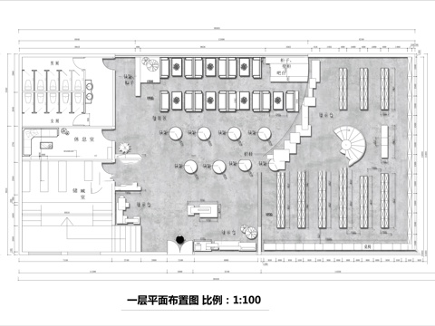 图书馆 书店 最新全套施工图设计cad施工图