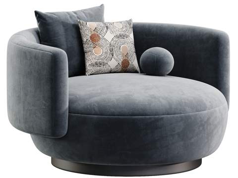  单人沙发3d模型 