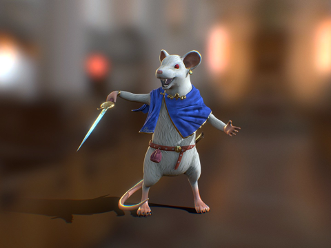  鼠王3d模型 
