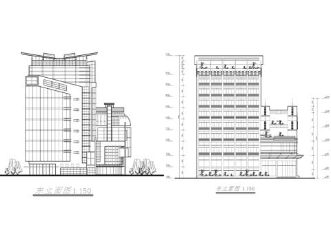 风云大酒店建筑CAD施工图集cad施工图