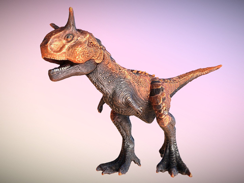  食肉牛龙13d模型 