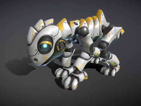  机器人伙伴3d模型 