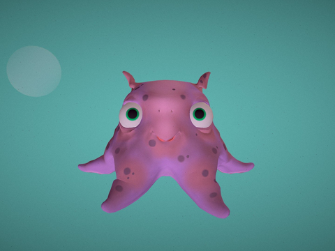  比利墨水灵3d模型 