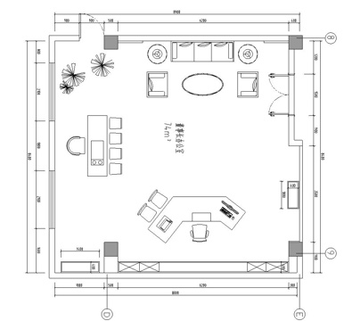 总经理 董事长 办公室 最新全套施工图设计cad施工图