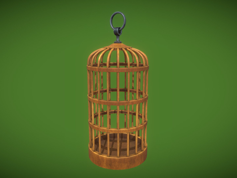  鸟笼3d模型 