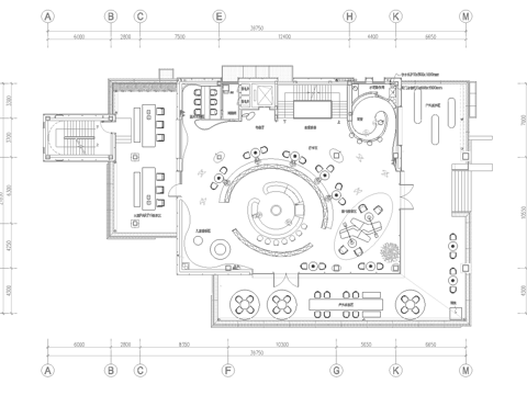 书吧 最新平面施工图设计cad施工图