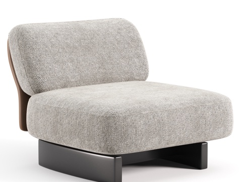  现代单椅3d模型 