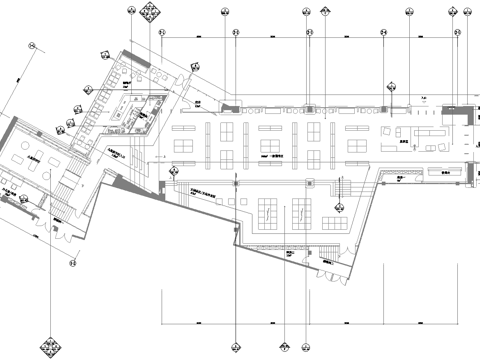 图书馆 书咖 最新全套施工图设计cad施工图