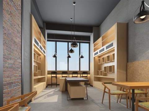 图书馆 书咖 最新全套施工图设计cad施工图