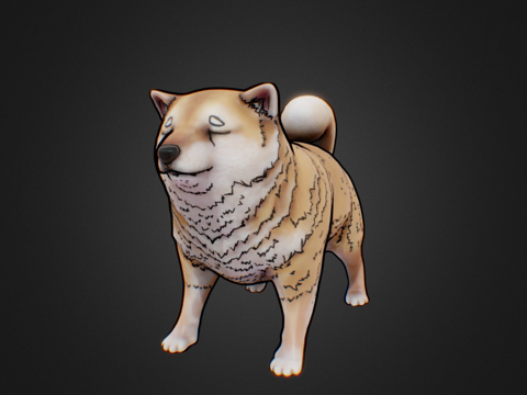  可爱化学品3d模型 