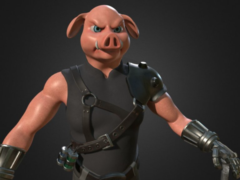  华纳兄弟  头号玩家电影钥匙德里克切恩3d模型 