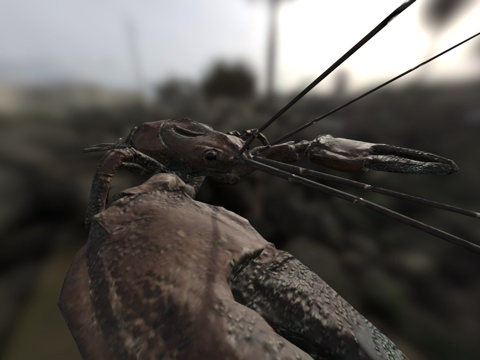  破坏螯虾亚比游戏就绪3d模型 