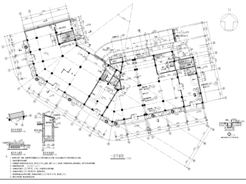 酒店旅馆宾馆建筑CAD施工图集cad施工图