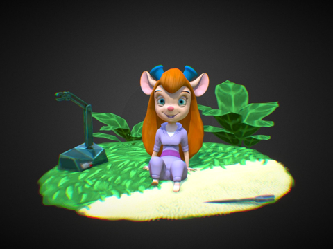  小工具哈克伦奇3d模型 