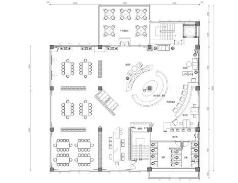 图书馆 书店 最新平面施工图设计cad施工图