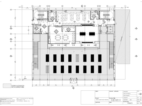 苹果手机店 营业厅连锁店 最新全套施工图设计cad施工图