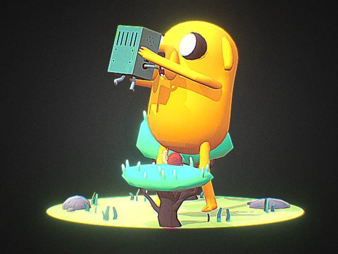  杰克与BMO3d模型 