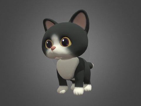  猫CG模型3d模型 