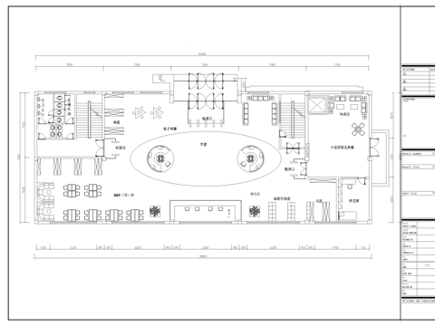 图书馆  最新平面施工图设计cad施工图