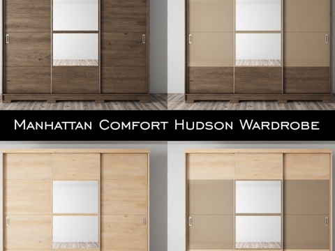  Manhattan Comfort Hudson衣柜3d模型 