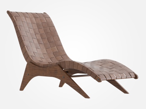  José Zanine Caldas休闲椅3d模型 