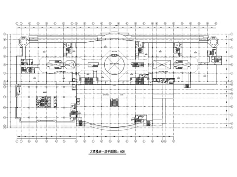 壮安酒店大厦建筑CAD施工图集cad施工图