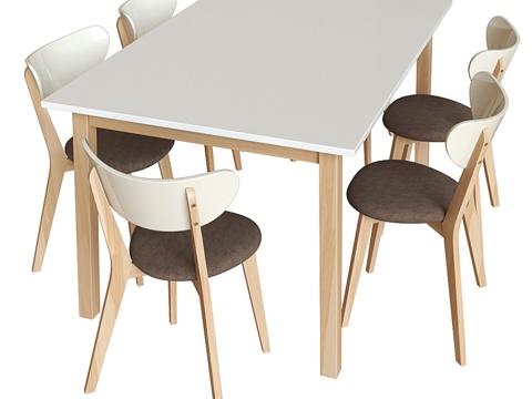  Signal Narvik 桌椅套装3d模型 