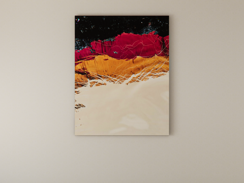 装饰画挂画su模型