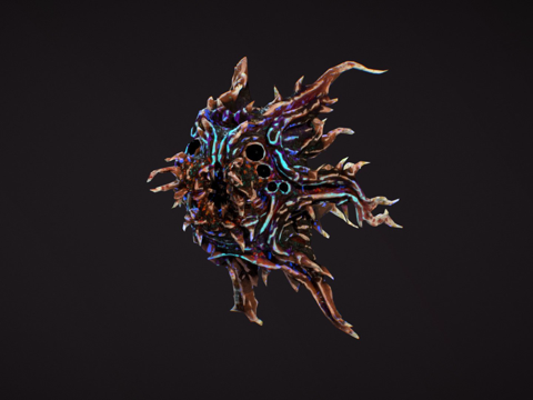  外星鱿鱼3d模型 