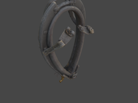  马匹游行马具3d模型 