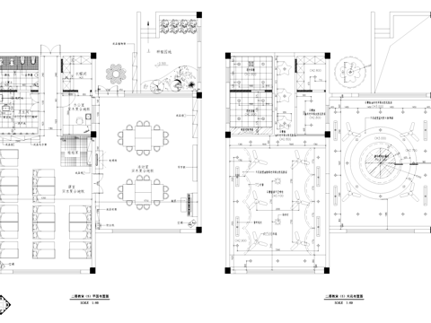 现代三层幼儿园室内装饰CAD施工图整套cad施工图