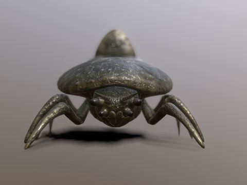  异形水蟑螂3d模型 