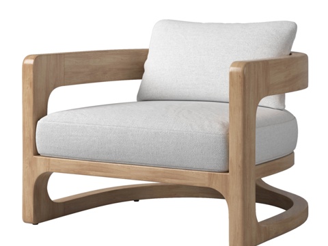  Rh Cassale休闲椅3d模型 